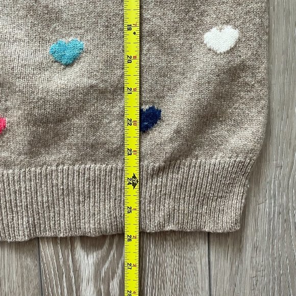 Telluride | Multicolour Heart Merino Wool Sweater - Picture 10 of 10